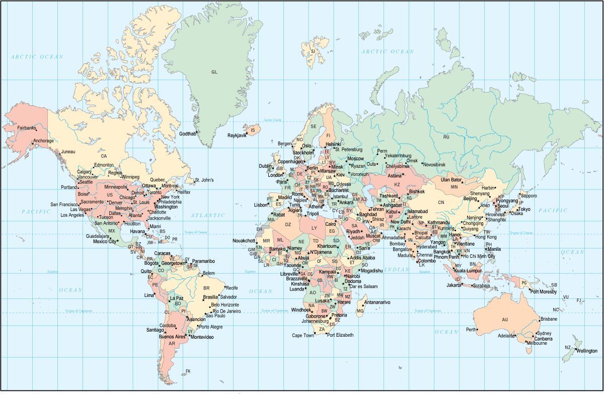 ghanan maa maailman kartta